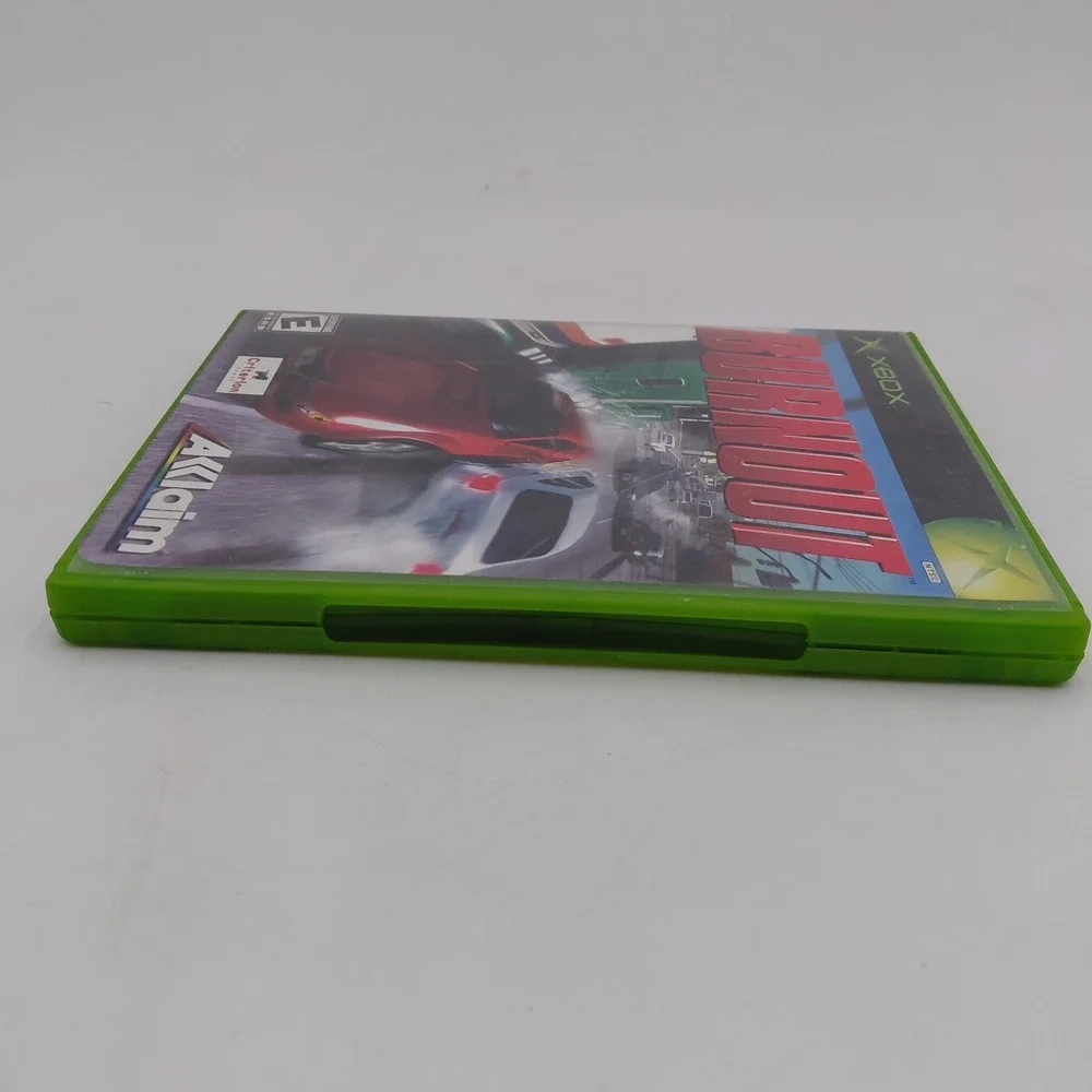 Burnout - Microsoft Xbox Game CIB Manual Aklaim Driving Crashes Gamer
